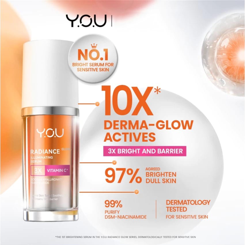 YOU Radiance Glow 3X Vitamin C Illuminating Serum 20ml