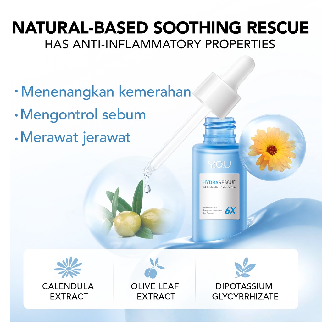 YOU Hydra Rescue 6x Prebiotic Skin Serum 30ml