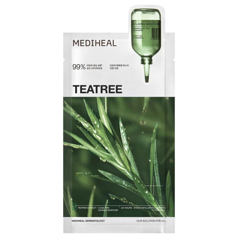 Mediheal Essential Mask - TEATREE Calming Moisture (Hijau) Mediheal Essential Mask - TEATREE Calming Moisture (Hijau)