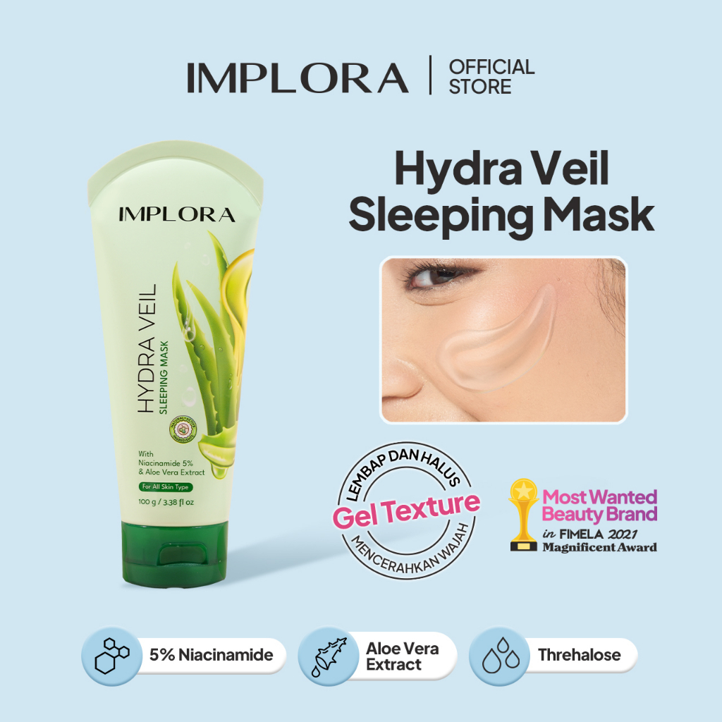 Implora Hydra Veil Sleeping Mask 100gr Implora Hydra Veil Sleeping Mask 100gr