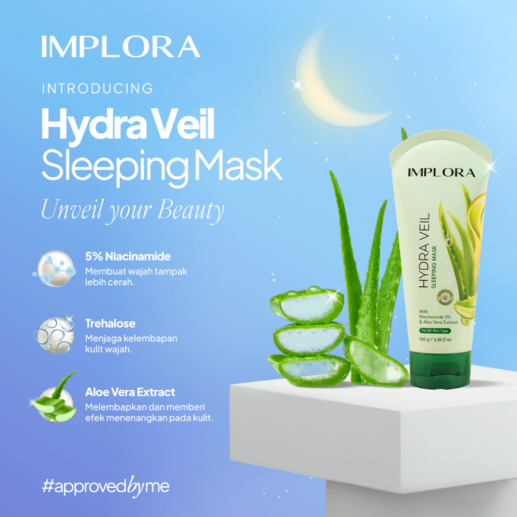 Implora Hydra Veil Sleeping Mask 100gr Implora Hydra Veil Sleeping Mask 100gr