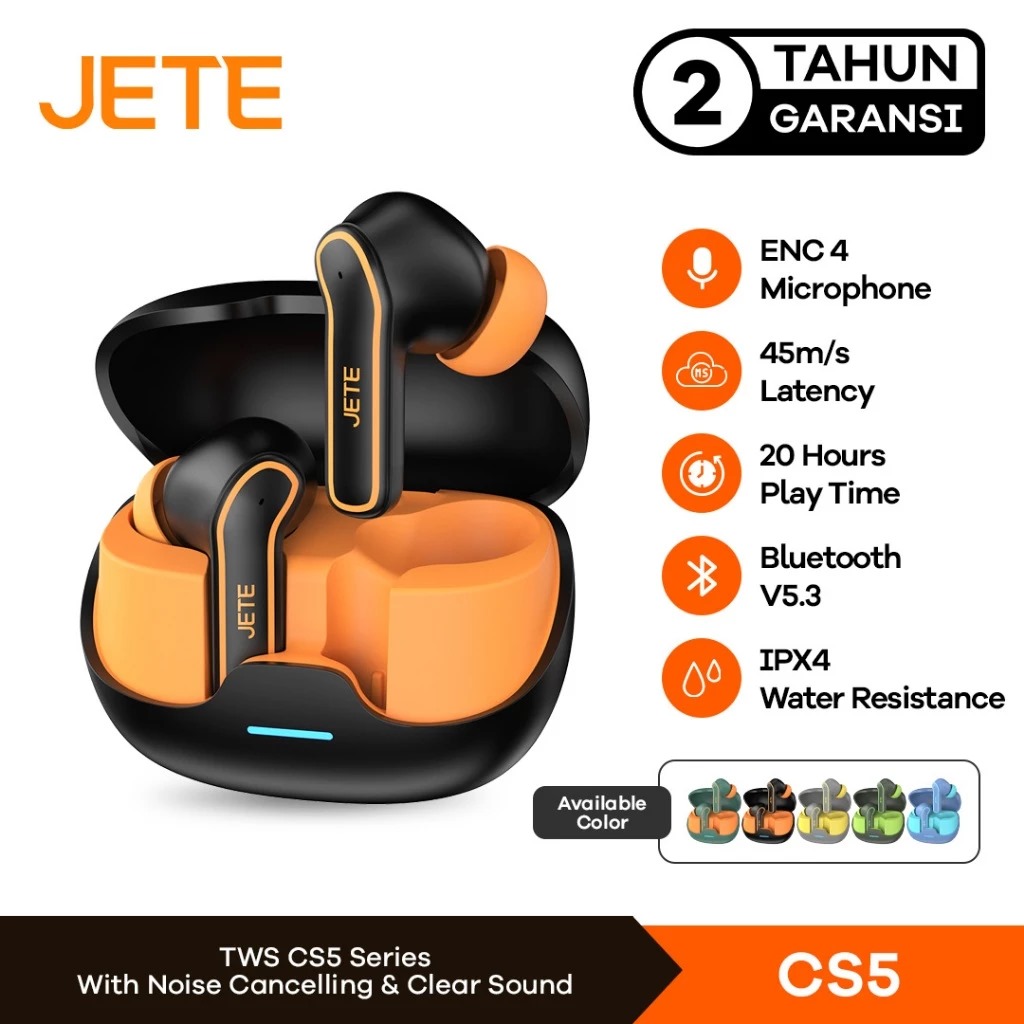 JETE Handsfree Bluetooth TWS CS5 JETE Handsfree Bluetooth TWS CS5