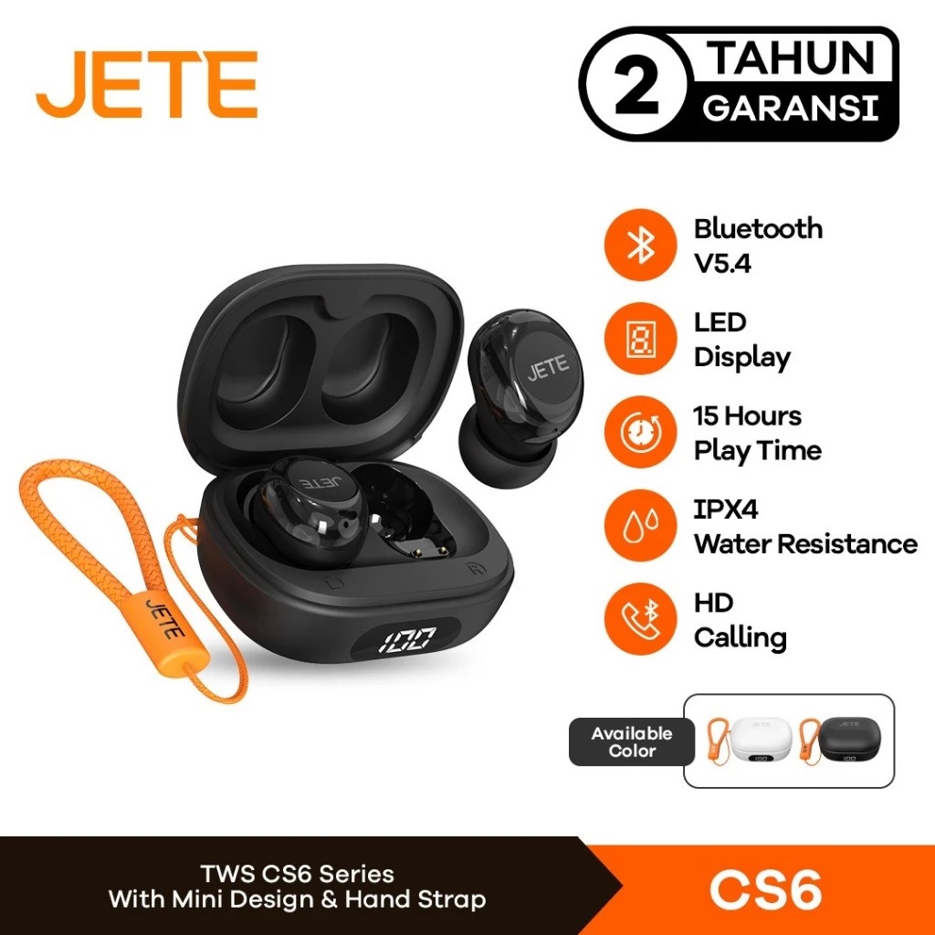 JETE Handsfree Bluetooth TWS CS6 JETE Handsfree Bluetooth TWS CS6