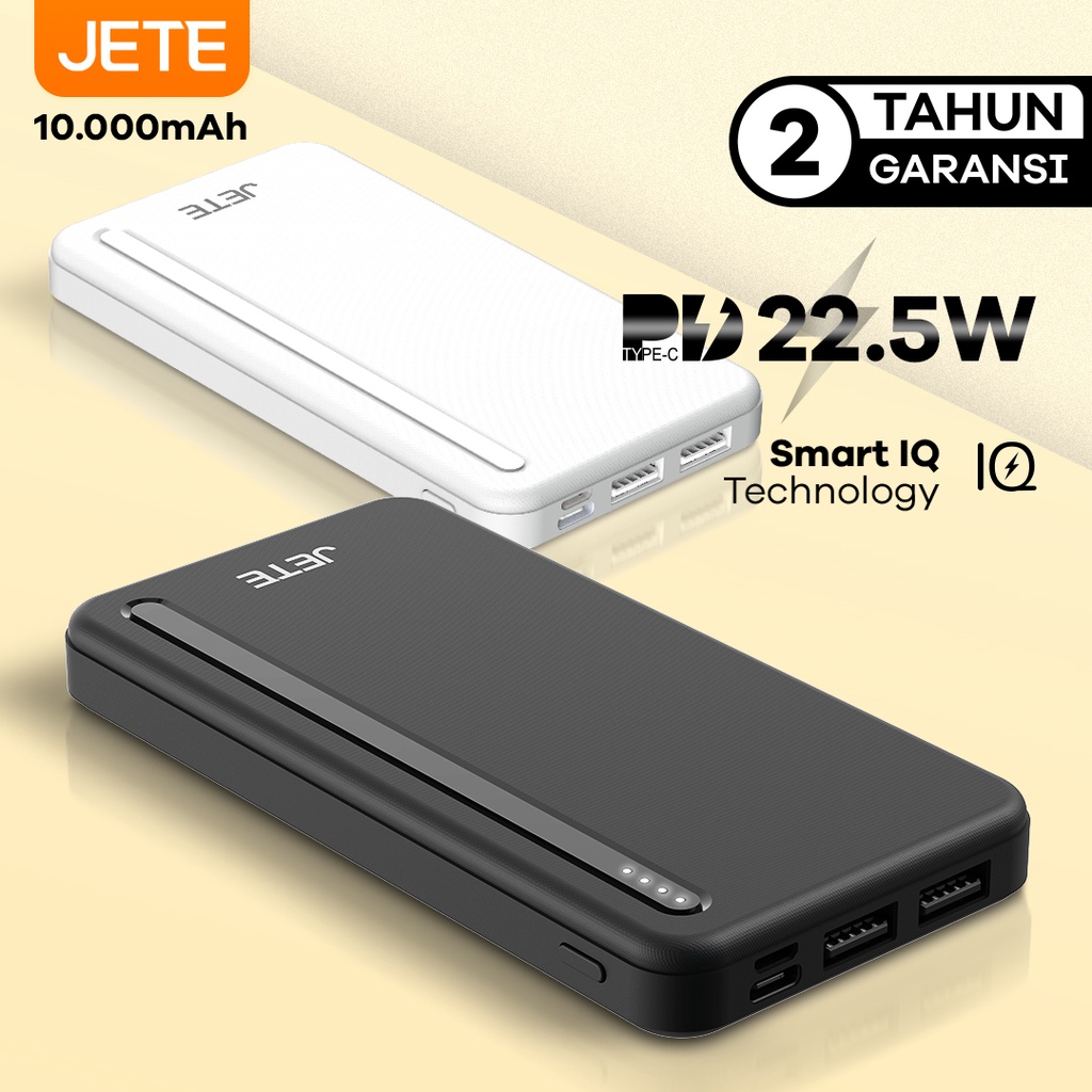 JETE Powerbank C9 Series 10000mAh - Power Delivery 3 Output (22.5W)