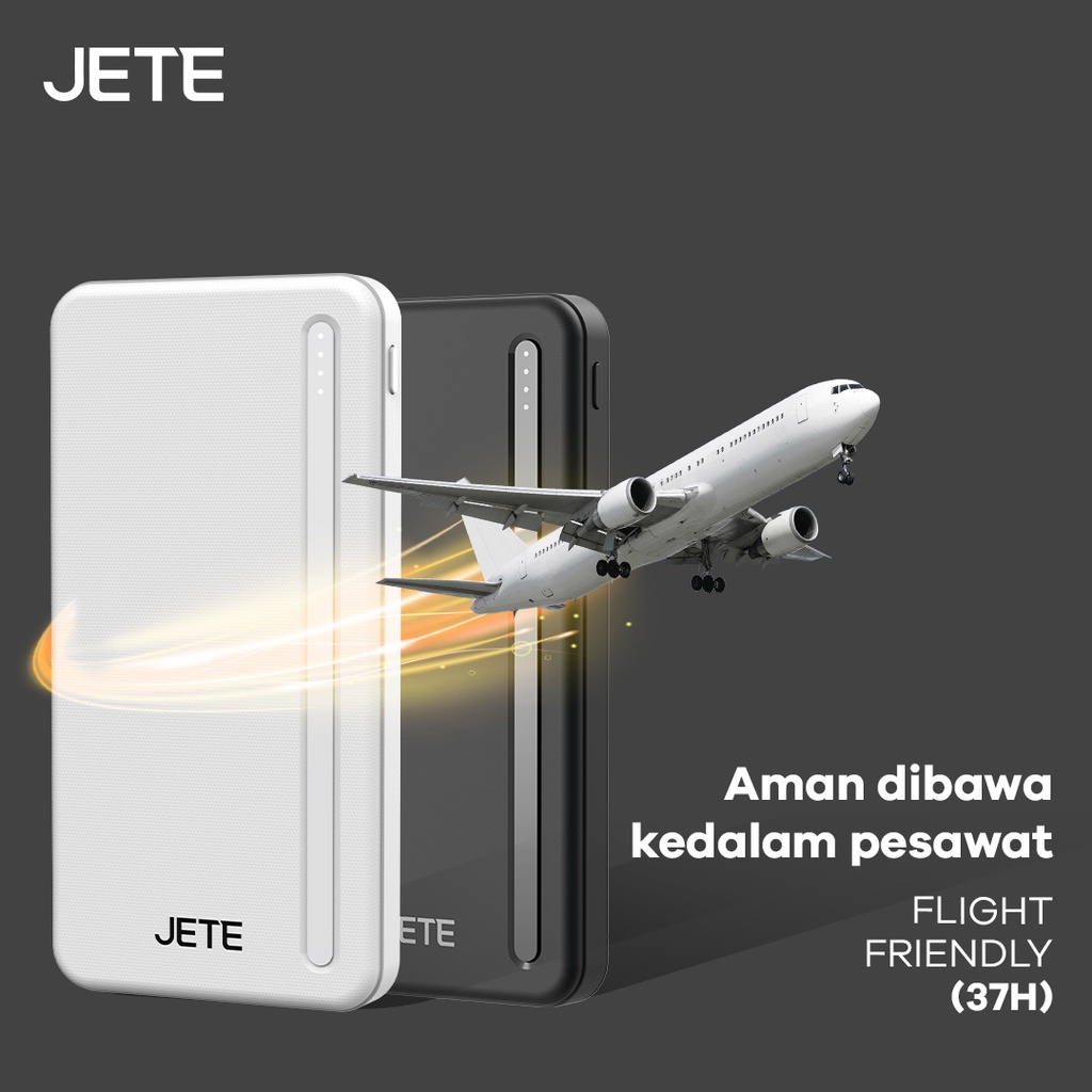 JETE Powerbank C9 Series 10000mAh - Power Delivery 3 Output (22.5W)