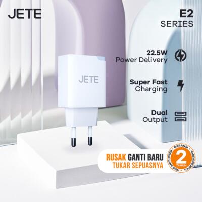 JETE Adaptor E2 Power Delivery 2Out 22,5W JETE Adaptor E2 Power Delivery 2Out 22,5W