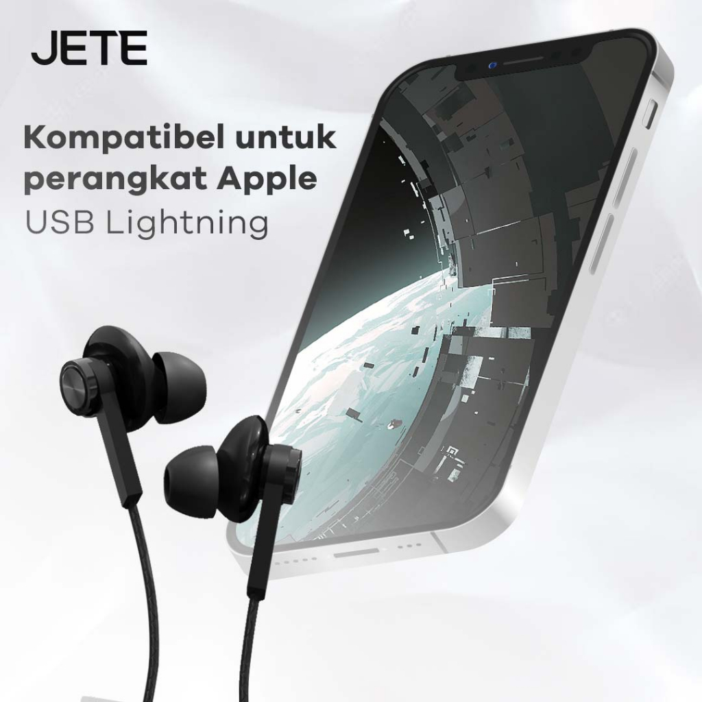 JETE Handsfree HX1 - Colokan Lightning