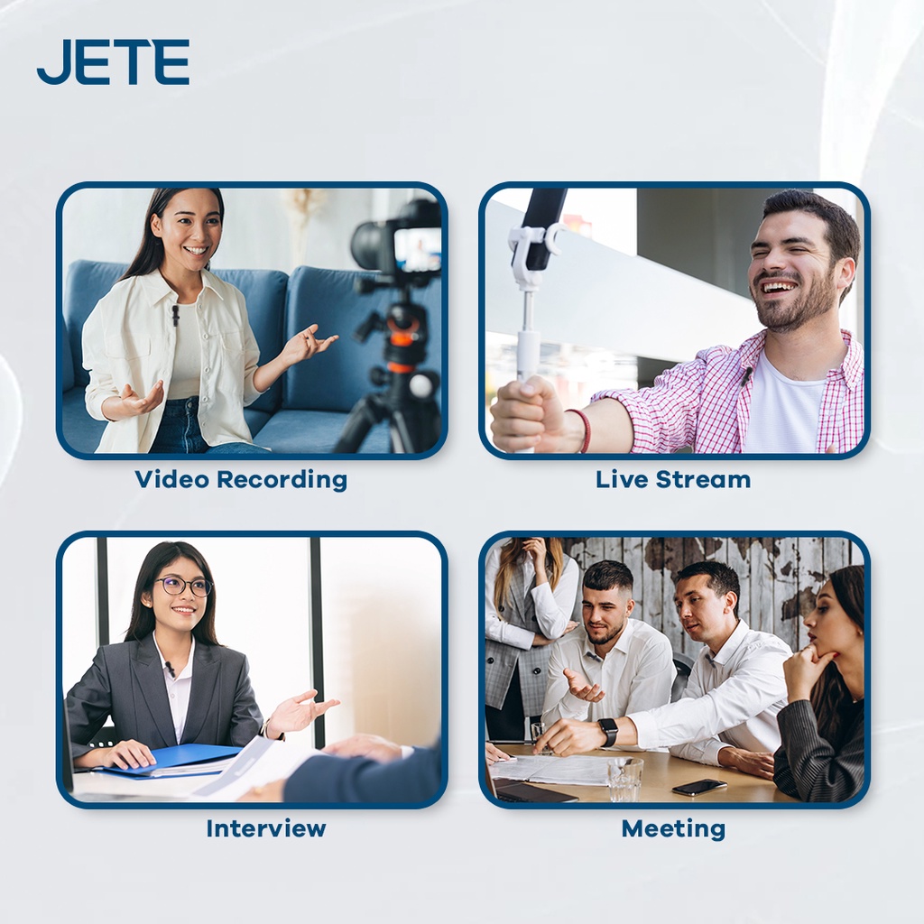 JETE Wireless Clip On Mic CO1