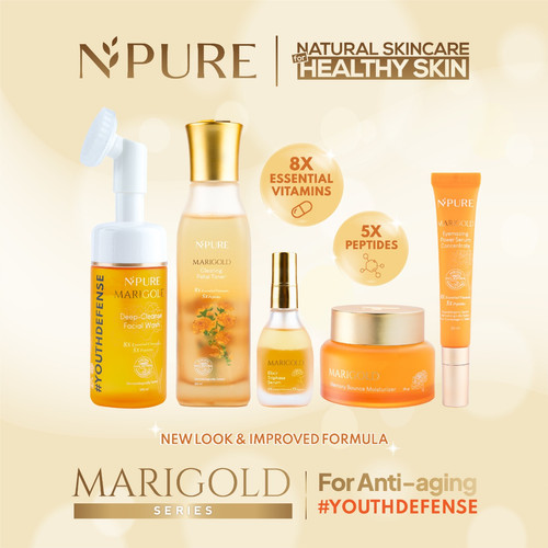 Npure Marigold Youth Revolution Treatment Face Essence Sheet Mask 28gr