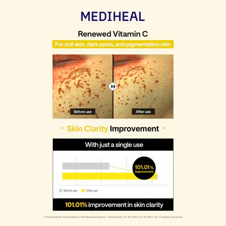 Mediheal Essential Mask - VITAMIN C Clear Toning (Kuning)