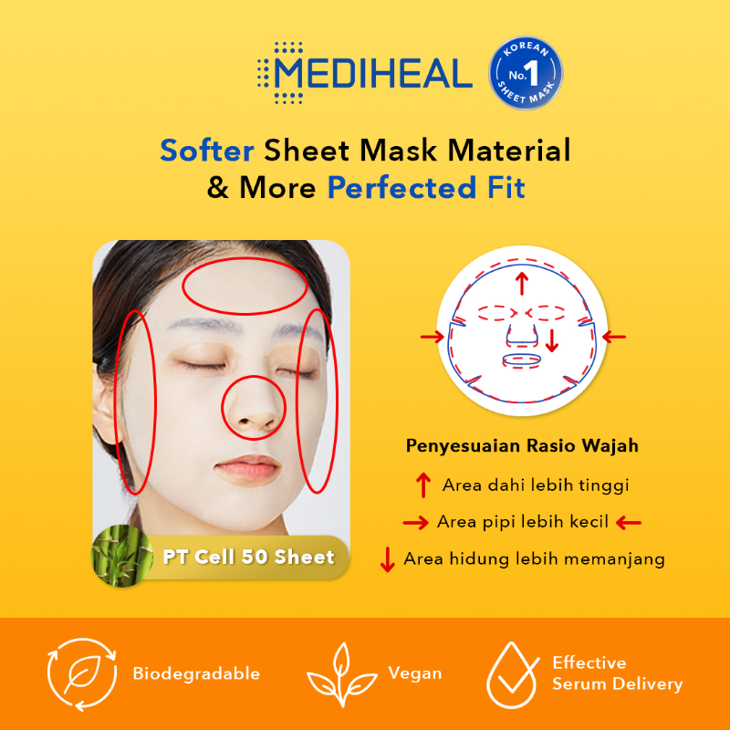 Mediheal Essential Mask - Vita Lightbeam (Kuning)