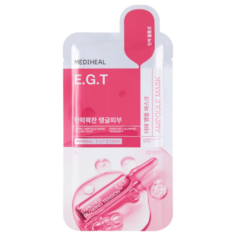 Mediheal Derma Ampoule Mask - E.G.T Volume Shot (Pink)