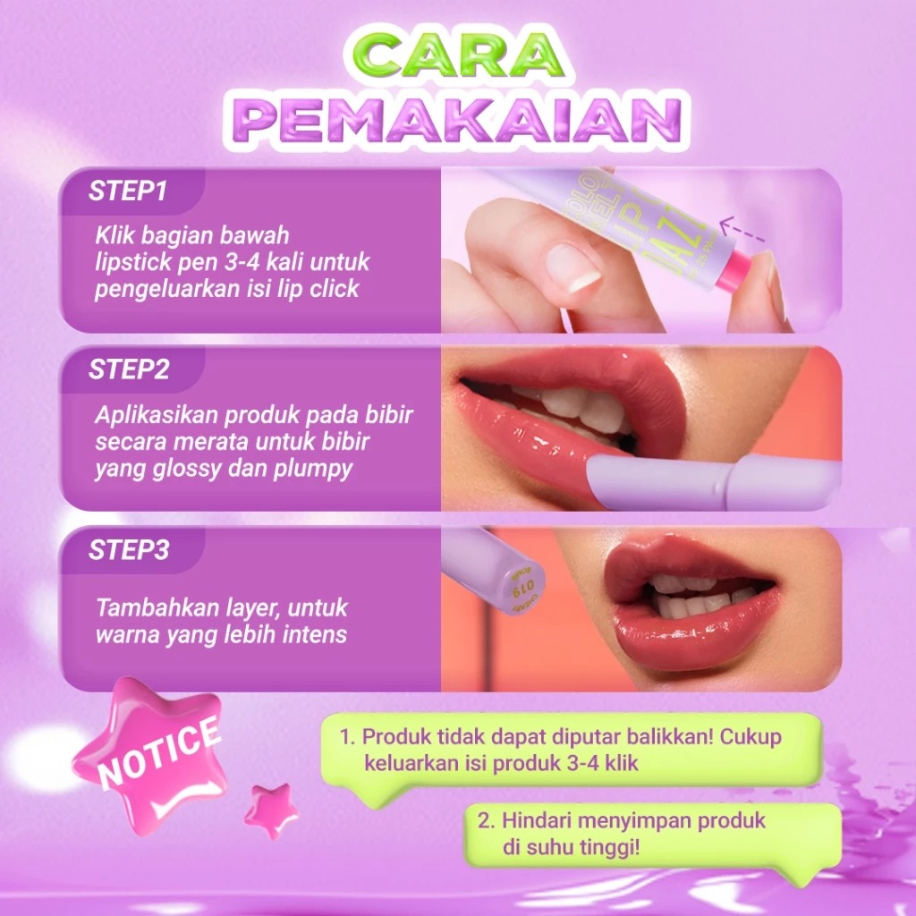 Dazzle Me Color Chrome Melt To Dew Lip Click 2gr - 707 Dream High *