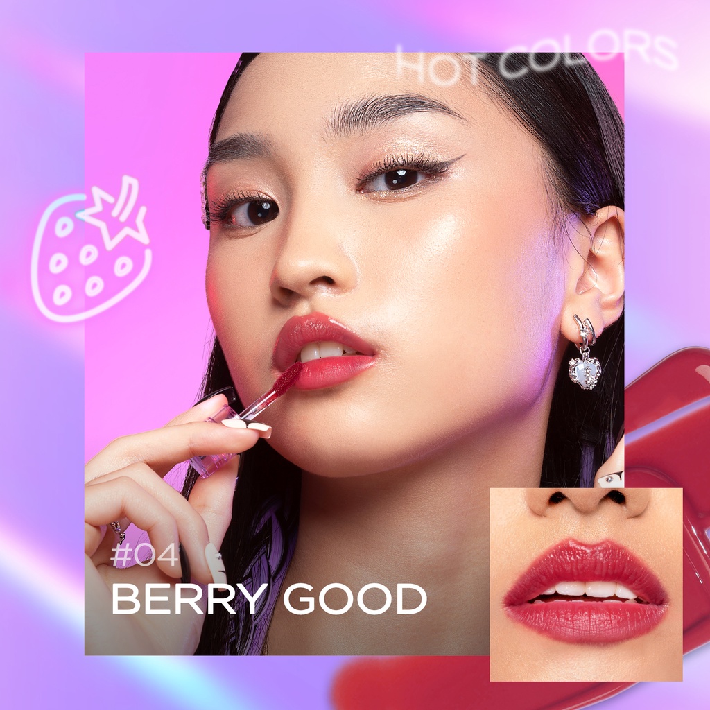 DAZZLE ME Juicy Punch Lip Tint 04 Berry-good *