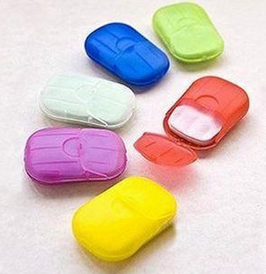 Sabun Kertas Mini Travelling - Hand Washing Tablet Travel Carry Toilet Soap Paper