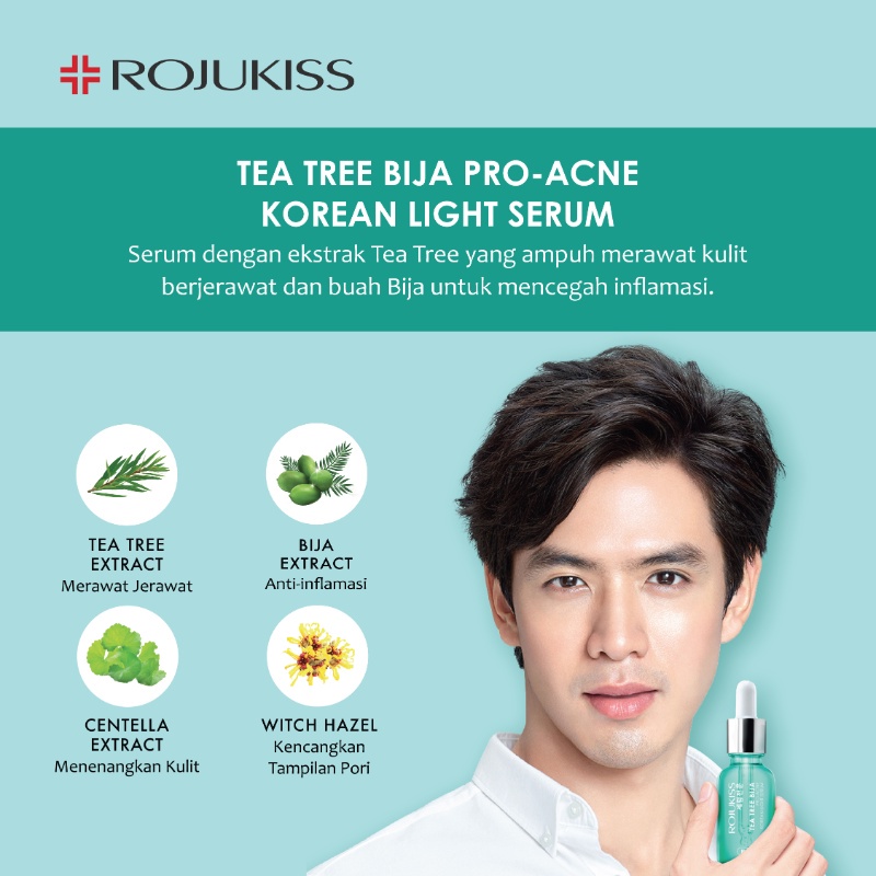 Rojukiss Korean Light Serum 30ml - Tea Tree Bija Pro Acne Serum