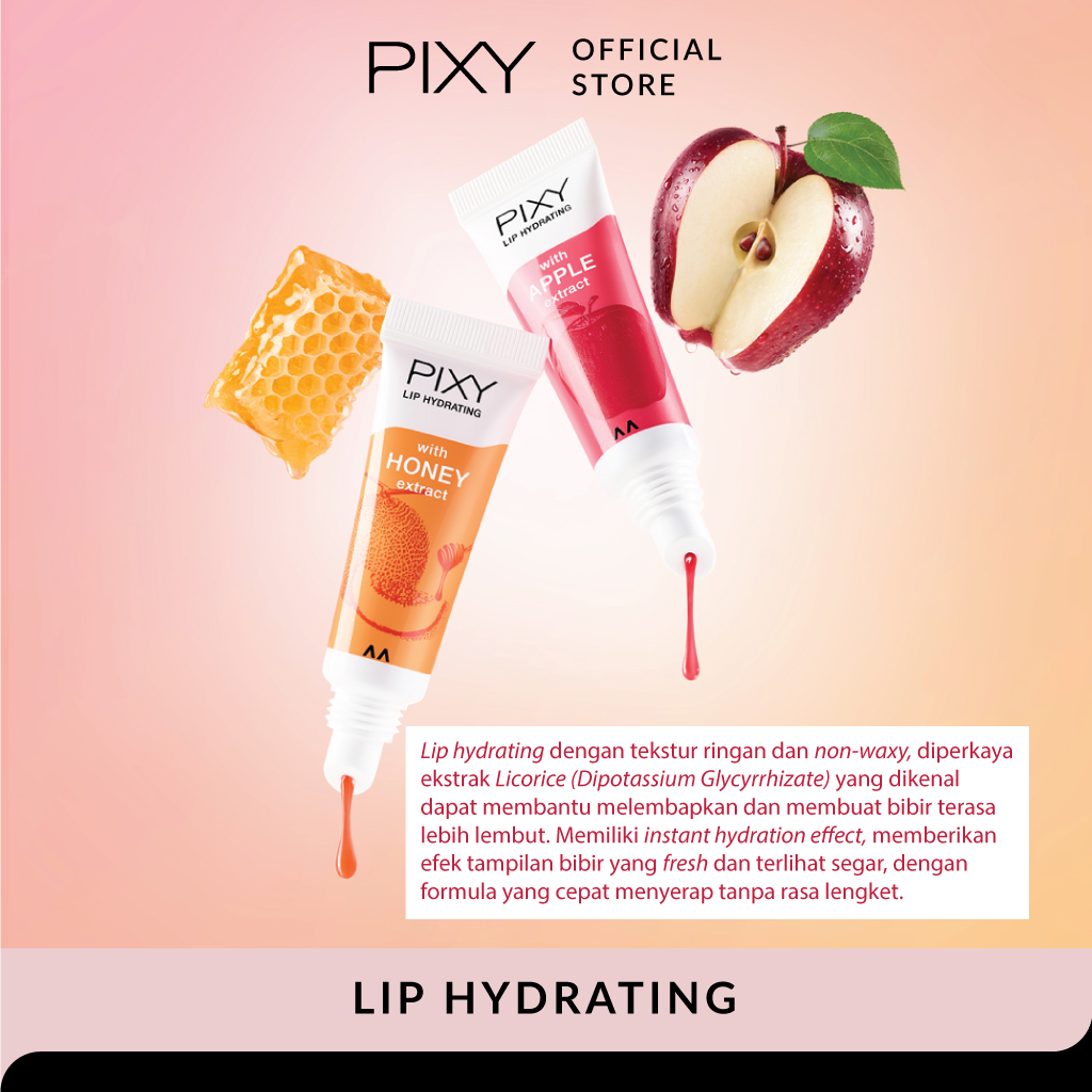 Pixy Lip Hydrating 8ml - 01 Apple Oh Apple!
