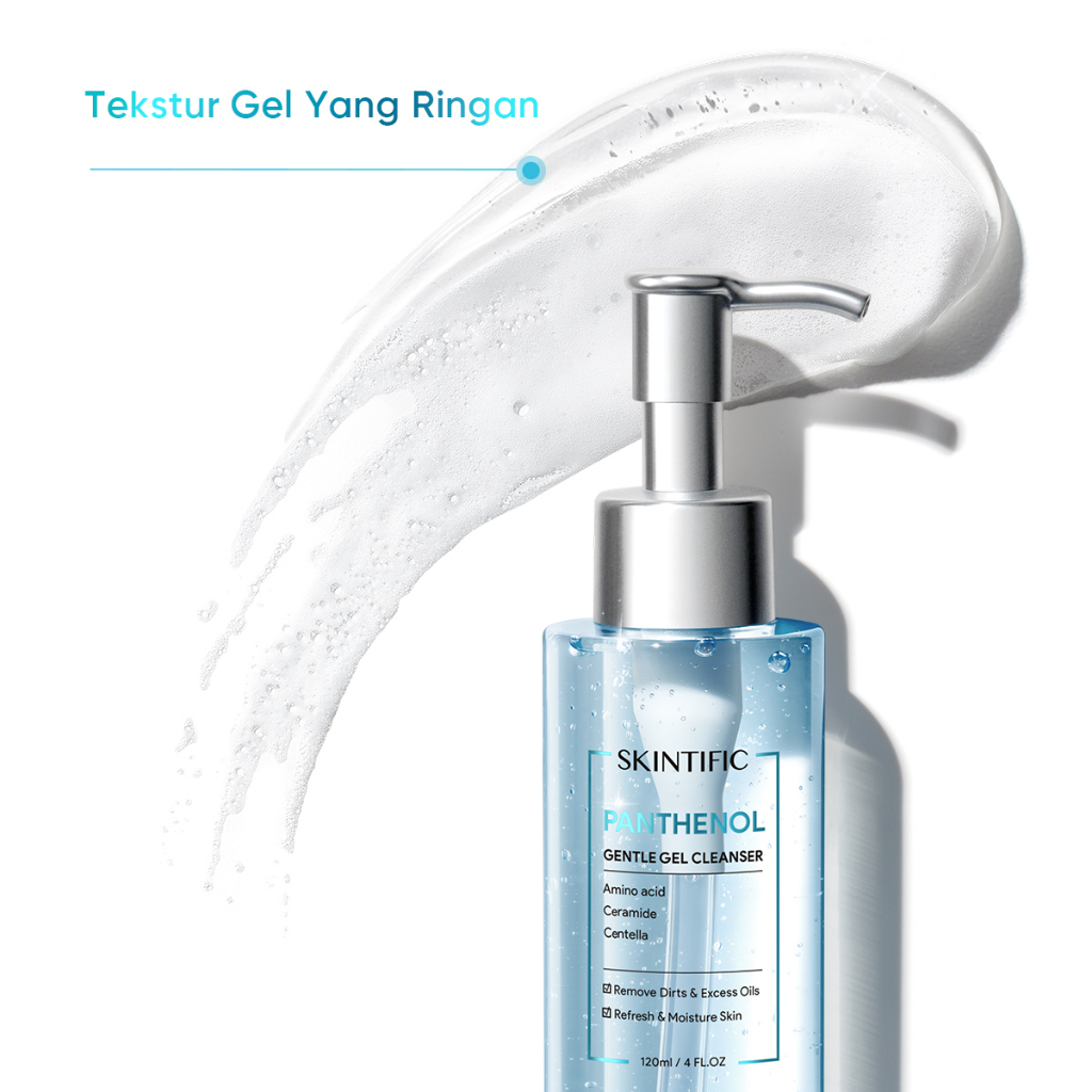 Skintific Panthenol Gentle Gel Cleanser 120ml