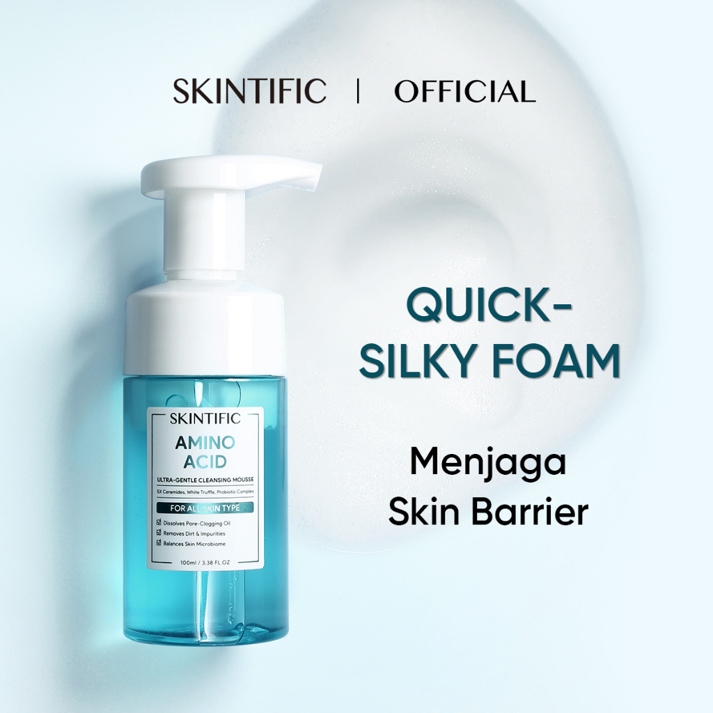Skintific Amino Acid Ultra-Gentle Cleansing Mousse 100ml