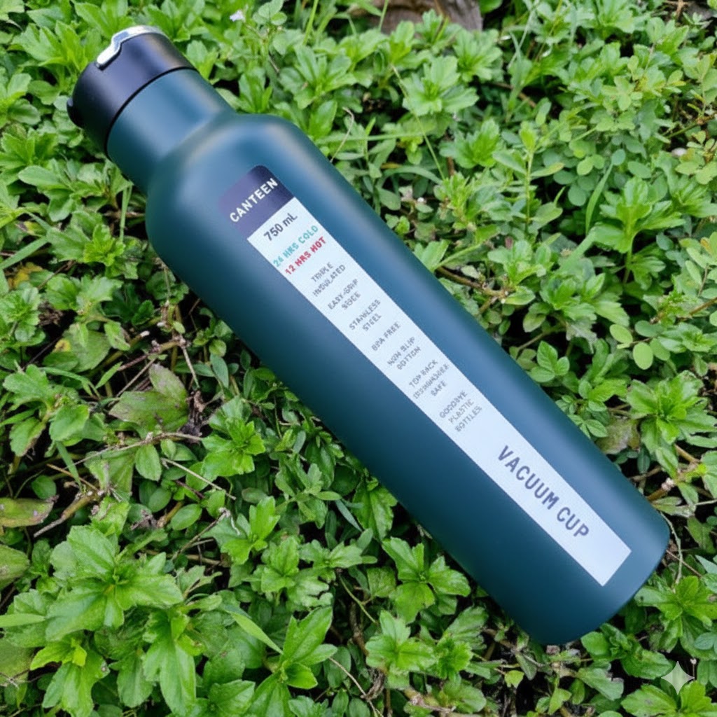 Tumbler Canteen Vacuum Stainless Steel 750ml – HIJAU (Botol Minum Tahan Panas & Dingin) Tumbler Canteen Vacuum Stainless Steel 750ml – HIJAU (Botol Minum Tahan Panas & Dingin)