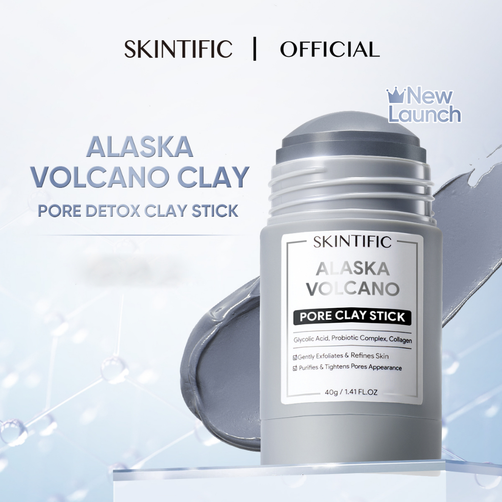 Skintific Alaska Volcano Pore Clay Stick 40gr Skintific Alaska Volcano Pore Clay Stick 40gr