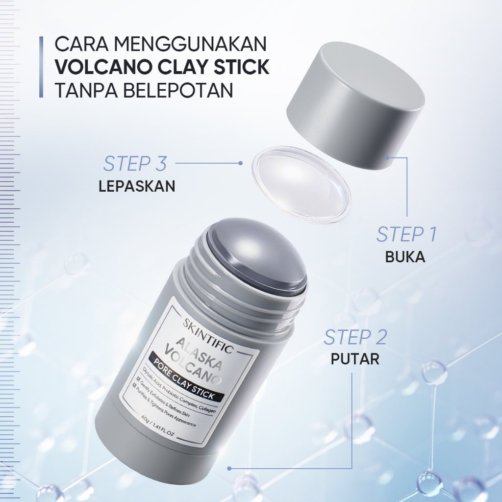 Skintific Alaska Volcano Pore Clay Stick 40gr