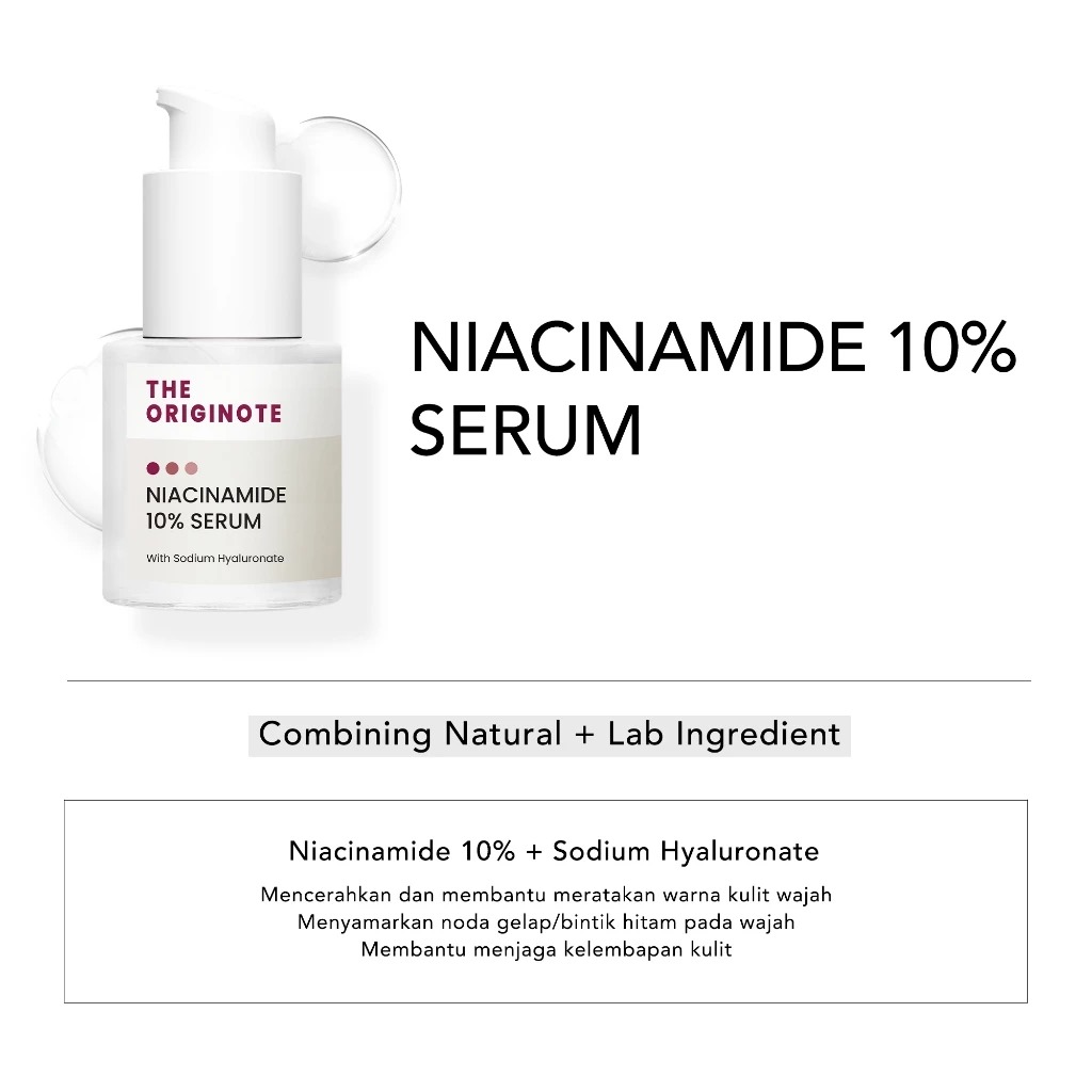 The Originote Serum 20ml - Niacinamide 10% The Originote Serum 20ml - Niacinamide 10%