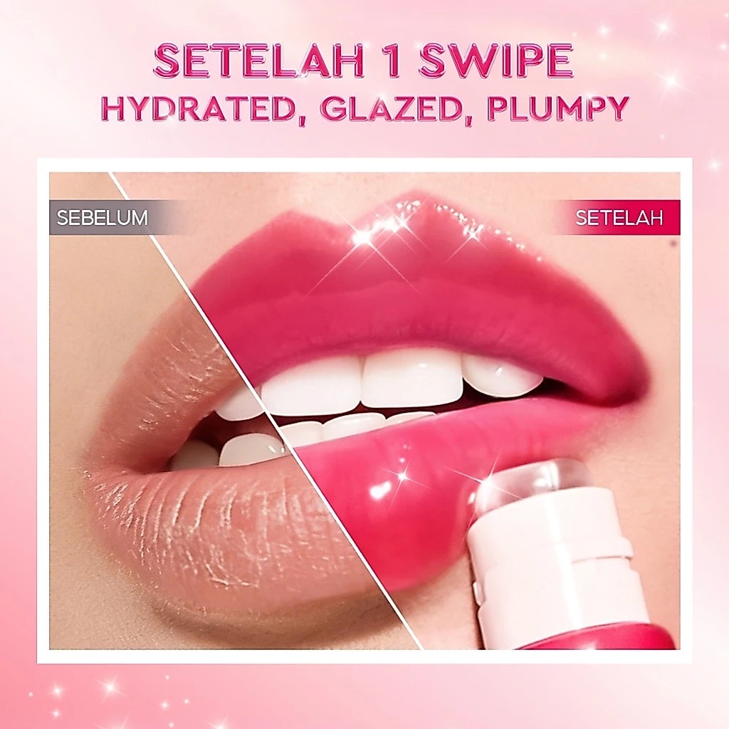 Sea Makeup Mirror Pout Lip Glaze 7gr - Lustre