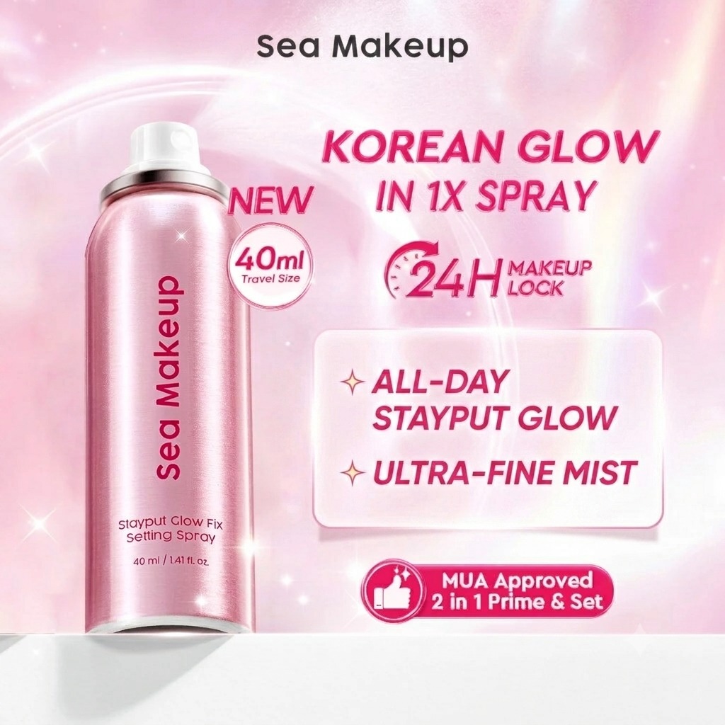 Sea Makeup Stayput Glow Fix Setting Spray 40ml