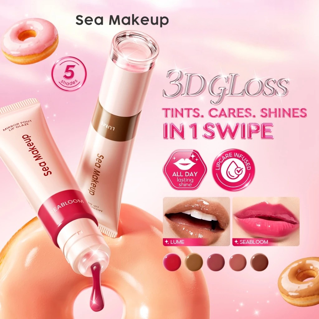 Sea Makeup Mirror Pout Lip Glaze 7gr - Seabloom