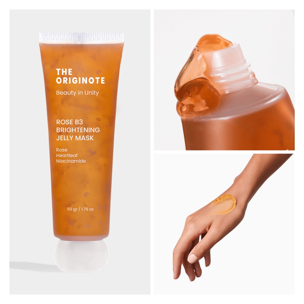 The Originote Jelly Mask - Rose B3 Brightening 50gr