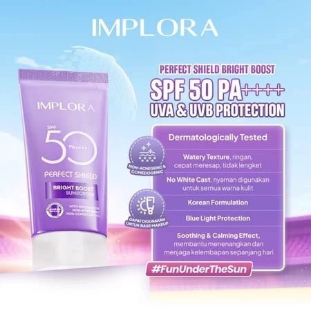 Implora Perfect Shield Sunscreen SPF 50 PA++++ 25ml