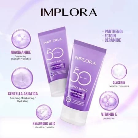 Implora Perfect Shield Sunscreen SPF 50 PA++++ 25ml