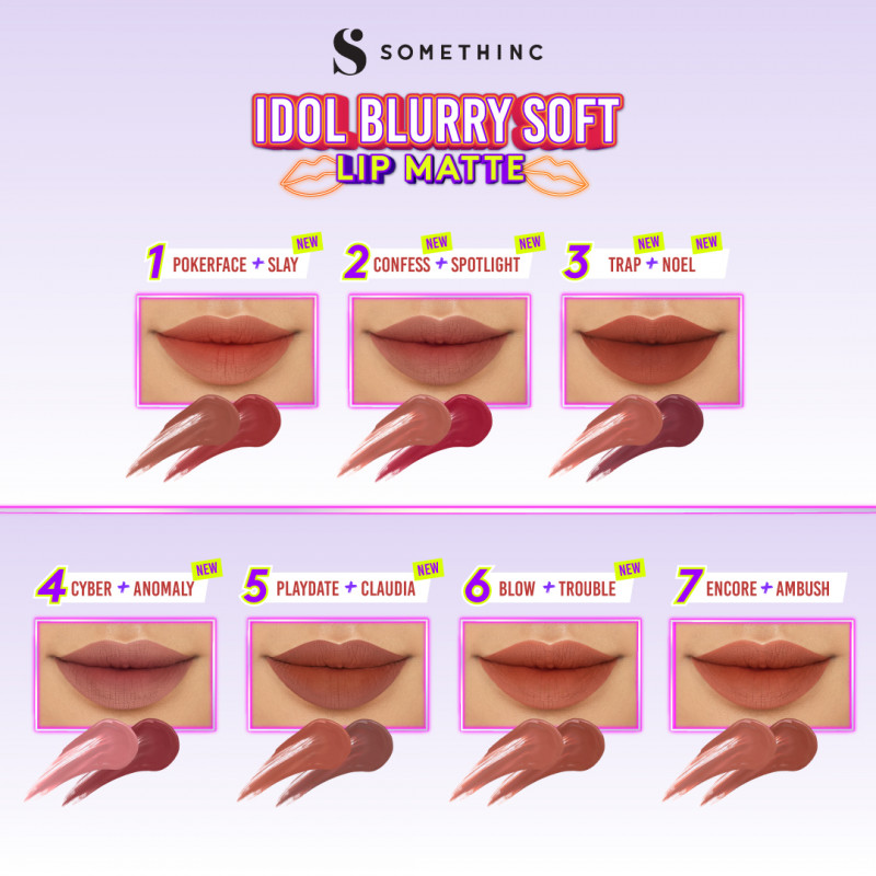 Somethinc IDOL Blurry Soft Lip Matte - Claudia