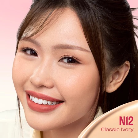 Hanasui Daily Matte Serum Cushion SPF50 PA+++ 15gr - N12 Classic Ivory