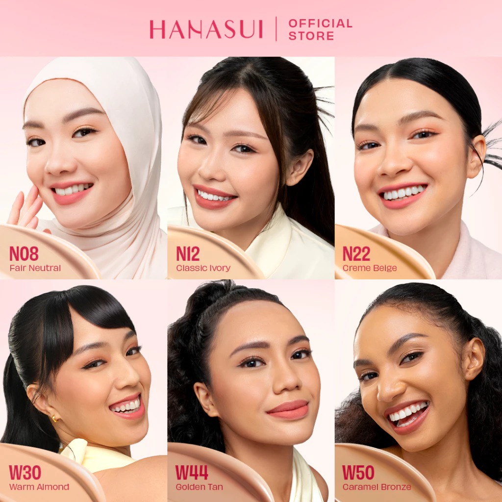 Hanasui Daily Matte Serum Cushion SPF50 PA+++ 15gr - W44 Golden Tan