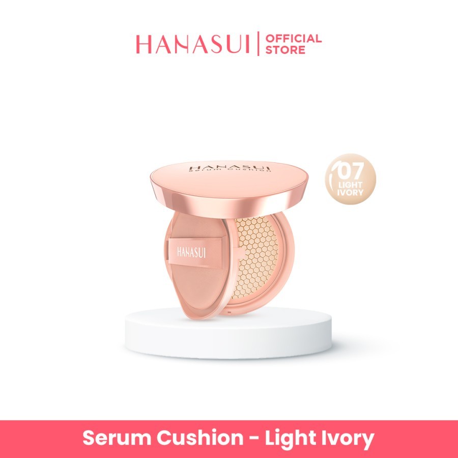 Hanasui Serum Cushion 15gr - 07 Light Ivory Hanasui Serum Cushion 15gr - 07 Light Ivory