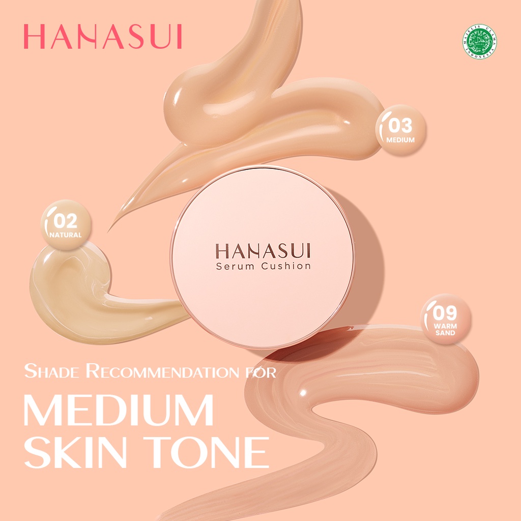Hanasui Serum Cushion 15gr - 10 Classy Ivory