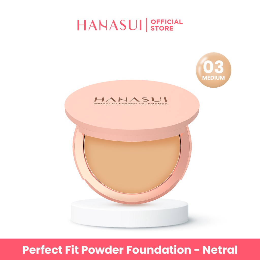 Hanasui Perfect Fit Powder Foundation 12.5gr (Compact) - 03 Medium Hanasui Perfect Fit Powder Foundation 12.5gr (Compact) - 03 Medium