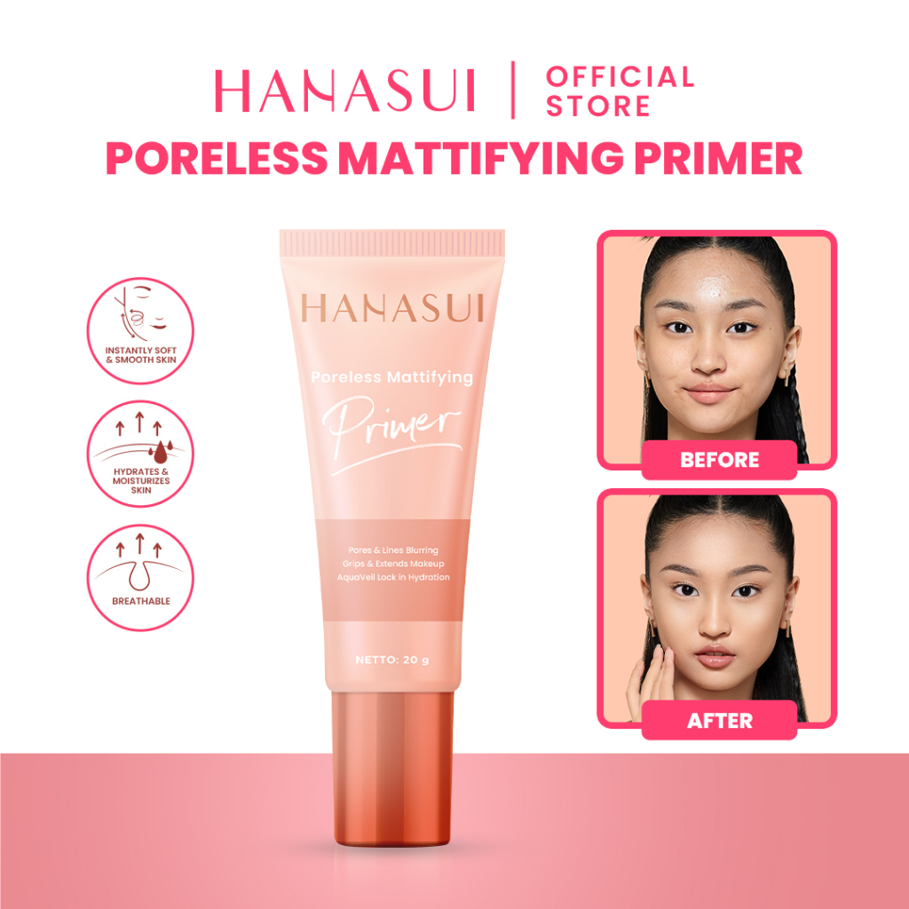 Hanasui Poreless Mattifying Primer 20gr Hanasui Poreless Mattifying Primer 20gr