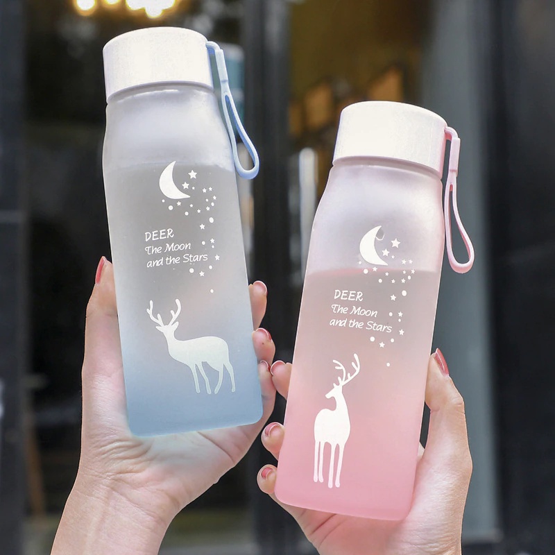 Botol Minum Deer Moon and Star 560ml + Tali