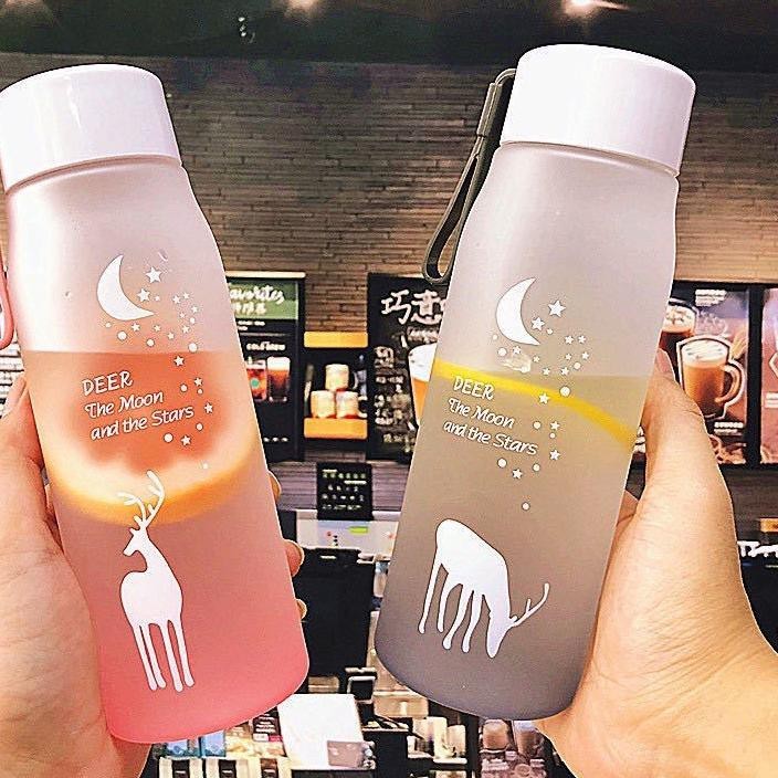 Botol Minum Deer Moon and Star 560ml + Tali
