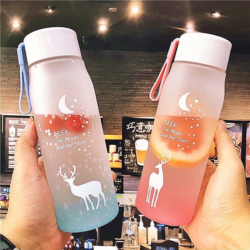 Botol Minum Deer Moon and Star 560ml + Tali