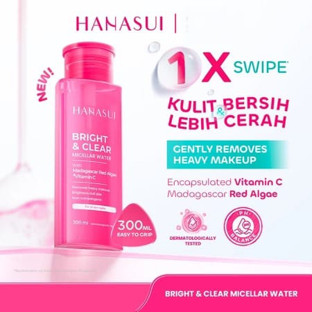 Hanasui Micellar Water - Bright & Clear 300ml