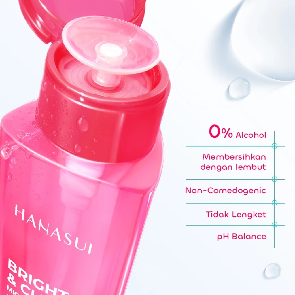 Hanasui Micellar Water - Bright & Clear 300ml