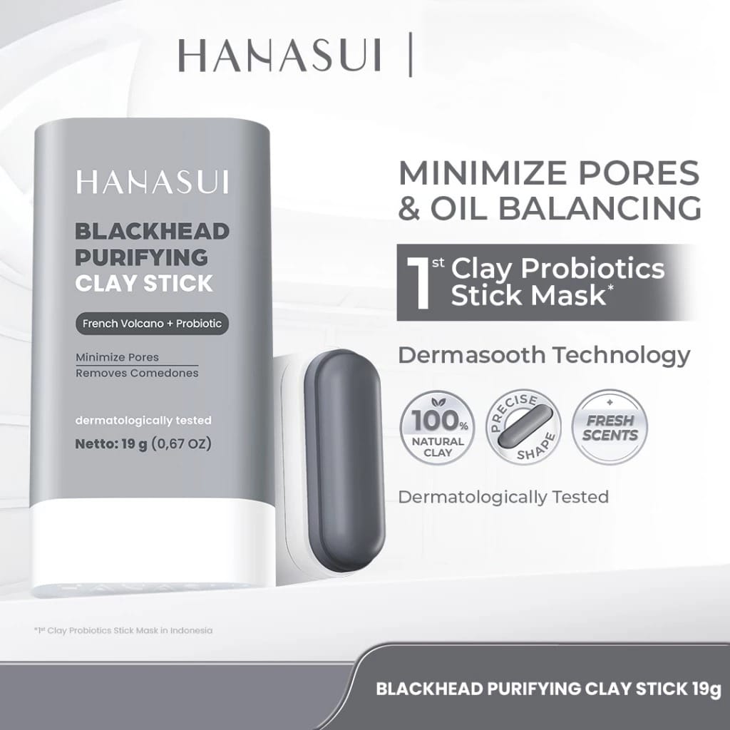 Hanasui Clay Stick Mask - Blackhead Purifying 19gr