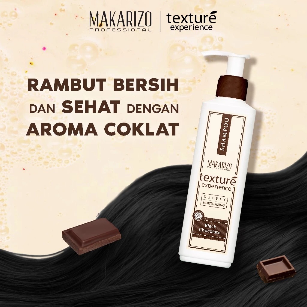 Makarizo Professional Texture Experience Shampoo 250ml - Black Chocolate