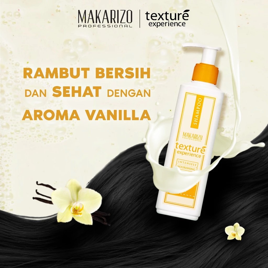 Makarizo Professional Texture Experience Shampoo 250ml - Vanilla Milk
