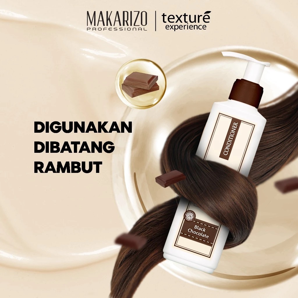Makarizo Professional Texture Experience Conditioner 250ml - Black Chocolate