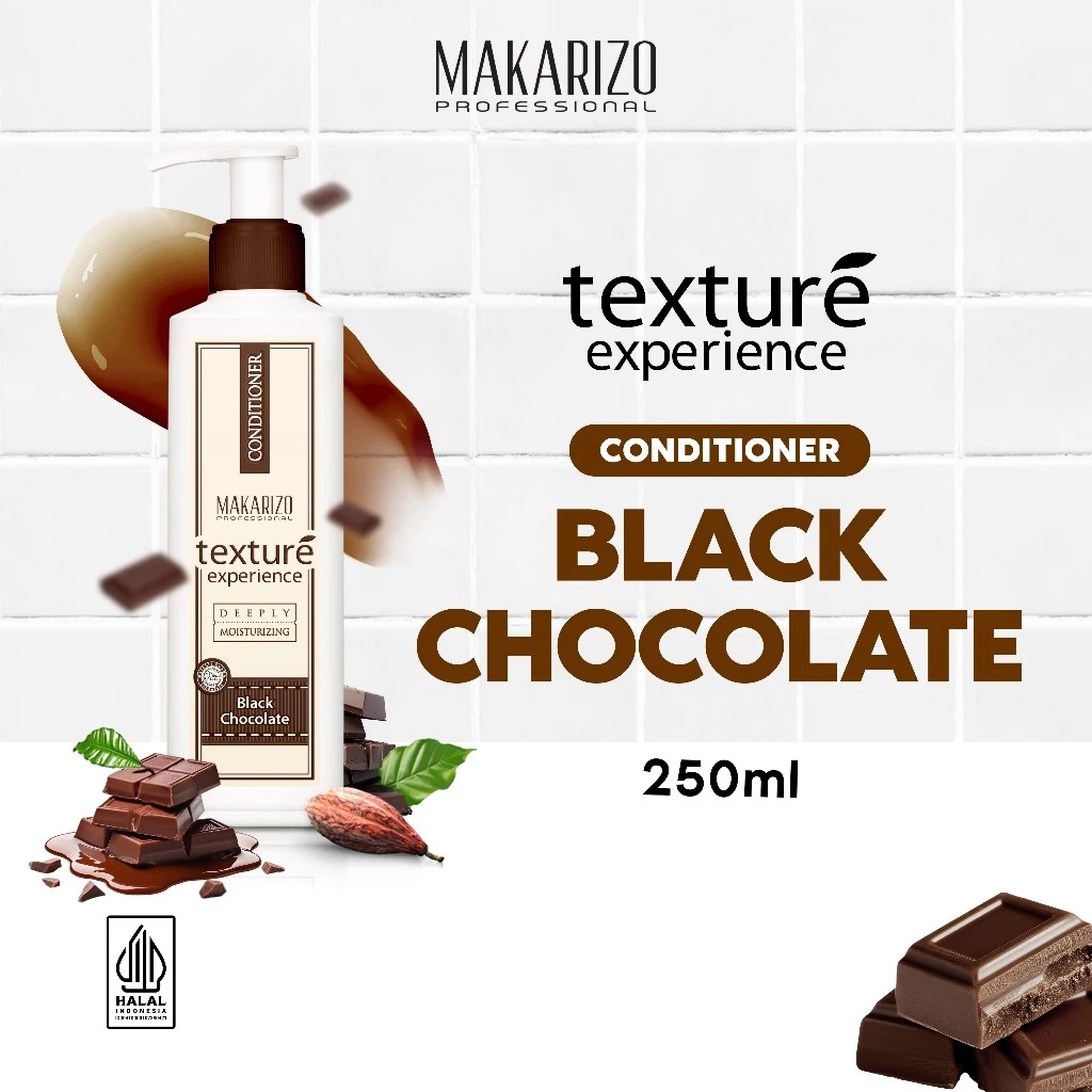 Makarizo Professional Texture Experience Conditioner 250ml - Black Chocolate